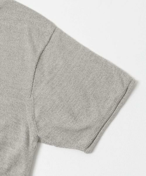 URBAN RESEARCH DOORS / アーバンリサーチ ドアーズ ニット・セーター | unfil　silkcotton short-sleeve gatherdpullover | 詳細11