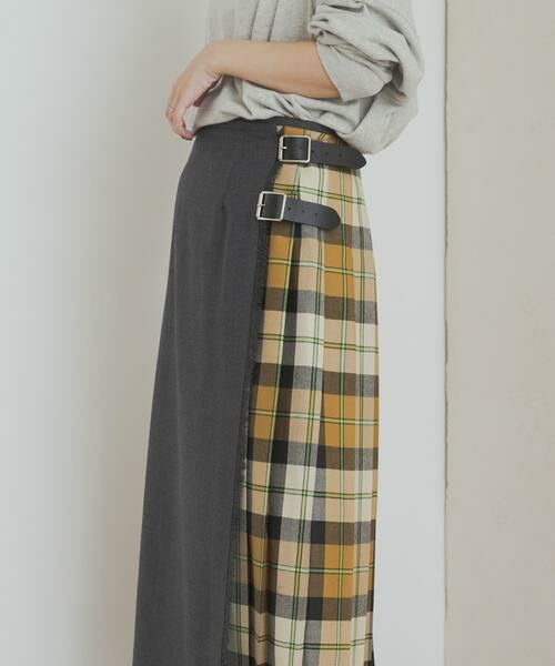 URBAN RESEARCH DOORS / アーバンリサーチ ドアーズ スカート | 『別注』O’NEIL OF DUBLIN×DOORS　COMBI QUILT SKIRT | 詳細1
