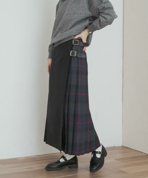 URBAN RESEARCH DOORS / アーバンリサーチ ドアーズ スカート | 『別注』O’NEIL OF DUBLIN×DOORS　COMBI QUILT SKIRT | 詳細10