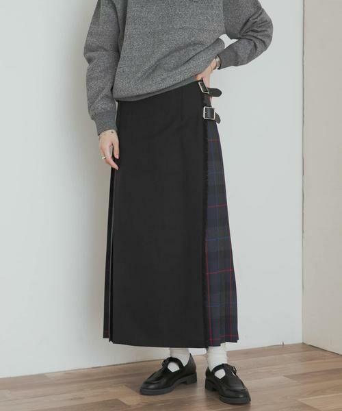 URBAN RESEARCH DOORS / アーバンリサーチ ドアーズ スカート | 『別注』O’NEIL OF DUBLIN×DOORS　COMBI QUILT SKIRT | 詳細11