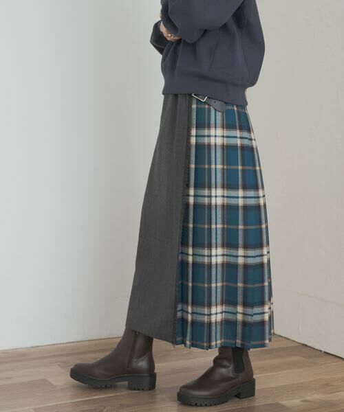 URBAN RESEARCH DOORS / アーバンリサーチ ドアーズ スカート | 『別注』O’NEIL OF DUBLIN×DOORS　COMBI QUILT SKIRT | 詳細19