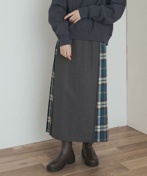 URBAN RESEARCH DOORS / アーバンリサーチ ドアーズ スカート | 『別注』O’NEIL OF DUBLIN×DOORS　COMBI QUILT SKIRT | 詳細22