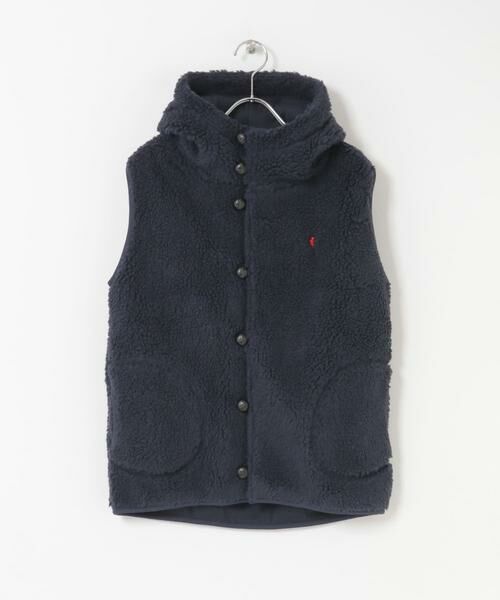 URBAN RESEARCH DOORS/アーバンリサーチ ドアーズ GYMPHLEX BOA HOODED VEST ネイビー 14