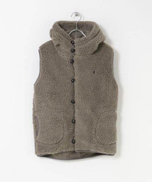 URBAN RESEARCH DOORS / アーバンリサーチ ドアーズ ベスト | GYMPHLEX　BOA HOODED VEST | 詳細16