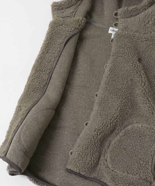 URBAN RESEARCH DOORS / アーバンリサーチ ドアーズ ベスト | GYMPHLEX　BOA HOODED VEST | 詳細18