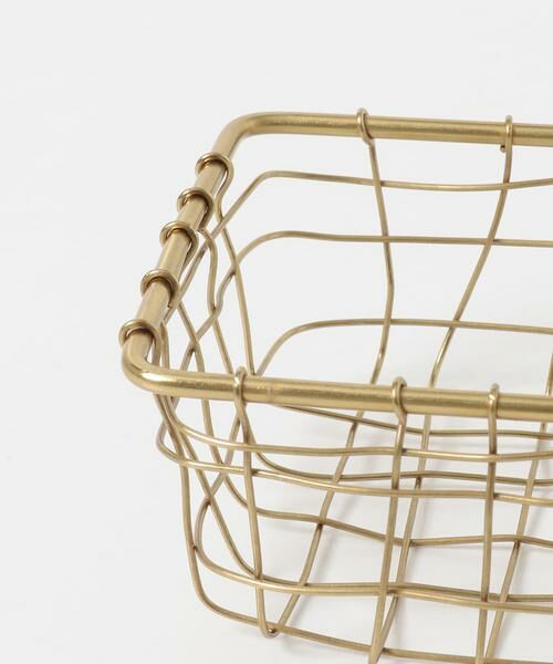 URBAN RESEARCH DOORS / アーバンリサーチ ドアーズ インテリア・インテリア雑貨 | fog linen work　アイアンワイヤーバスケット長方形S | 詳細8