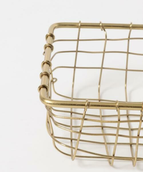 URBAN RESEARCH DOORS / アーバンリサーチ ドアーズ インテリア・インテリア雑貨 | fog linen work　アイアンワイヤーバスケット正方形S | 詳細6