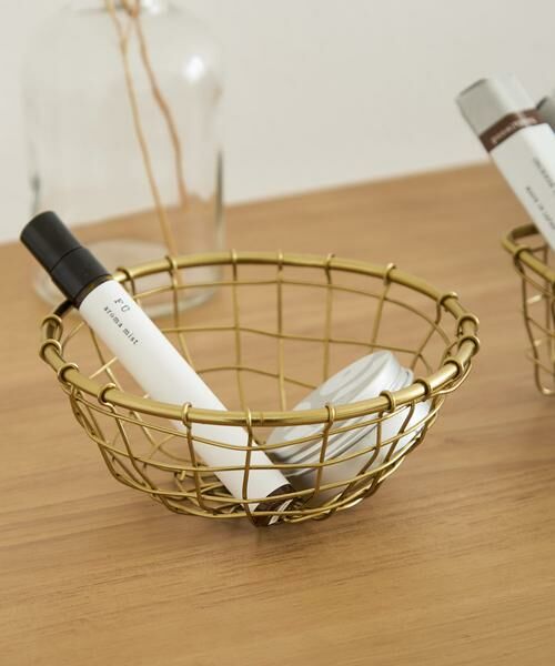 URBAN RESEARCH DOORS / アーバンリサーチ ドアーズ インテリア・インテリア雑貨 | fog linen work　アイアンワイヤーフルーツバスケットSS | 詳細2