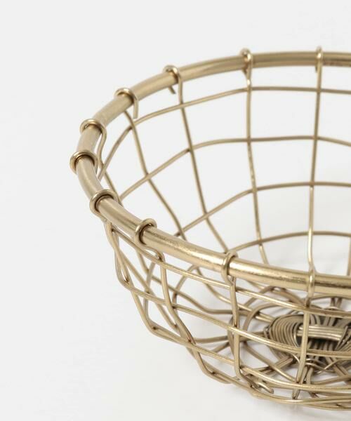 URBAN RESEARCH DOORS / アーバンリサーチ ドアーズ インテリア・インテリア雑貨 | fog linen work　アイアンワイヤーフルーツバスケットSS | 詳細7