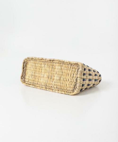 URBAN RESEARCH DOORS / アーバンリサーチ ドアーズ インテリア・インテリア雑貨 | アフリカンスクエア　ストロー横長かごS ドームハンドル3 | 詳細3