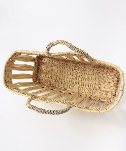 URBAN RESEARCH DOORS / アーバンリサーチ ドアーズ インテリア・インテリア雑貨 | アフリカンスクエア　縦透かしストローカゴ 大 | 詳細5