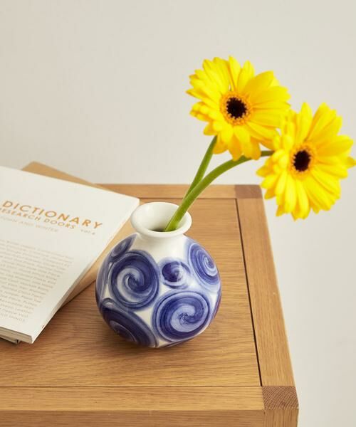 URBAN RESEARCH DOORS / アーバンリサーチ ドアーズ インテリア・インテリア雑貨 | KAHLER　Tulle ベース (ブルー) H10.5cm | 詳細1