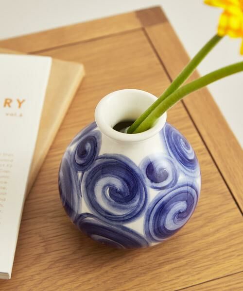 URBAN RESEARCH DOORS / アーバンリサーチ ドアーズ インテリア・インテリア雑貨 | KAHLER　Tulle ベース (ブルー) H10.5cm | 詳細2