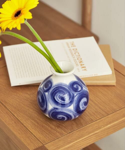 URBAN RESEARCH DOORS / アーバンリサーチ ドアーズ インテリア・インテリア雑貨 | KAHLER　Tulle ベース (ブルー) H10.5cm | 詳細3