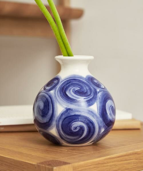 URBAN RESEARCH DOORS / アーバンリサーチ ドアーズ インテリア・インテリア雑貨 | KAHLER　Tulle ベース (ブルー) H10.5cm | 詳細5