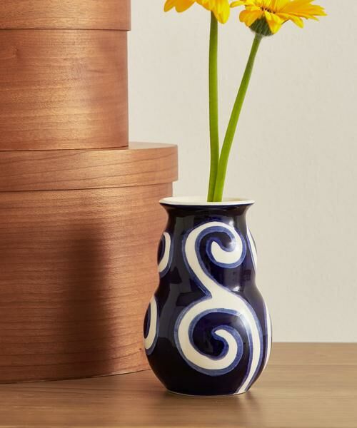 URBAN RESEARCH DOORS / アーバンリサーチ ドアーズ インテリア・インテリア雑貨 | KAHLER　Tulle ベース (ブルー) H13cm | 詳細1