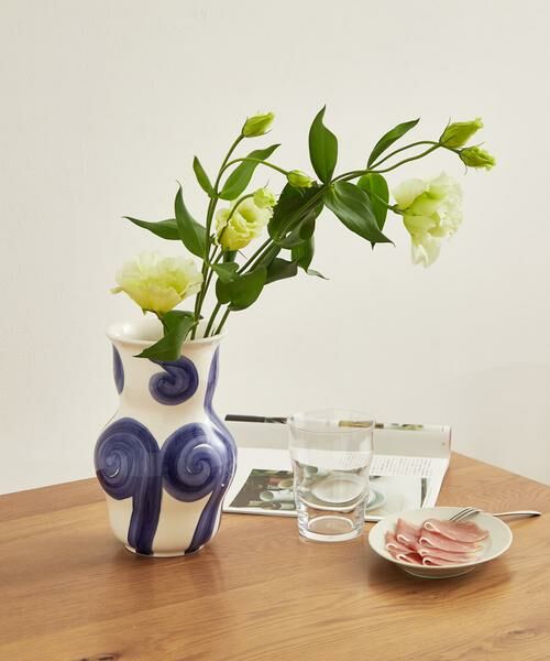 URBAN RESEARCH DOORS / アーバンリサーチ ドアーズ インテリア・インテリア雑貨 | KAHLER　Tulle ベース (ブルー) H22.5cm | 詳細1