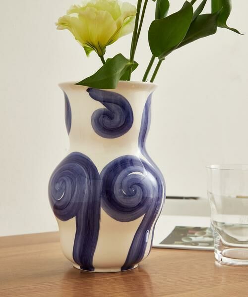 URBAN RESEARCH DOORS / アーバンリサーチ ドアーズ インテリア・インテリア雑貨 | KAHLER　Tulle ベース (ブルー) H22.5cm | 詳細3