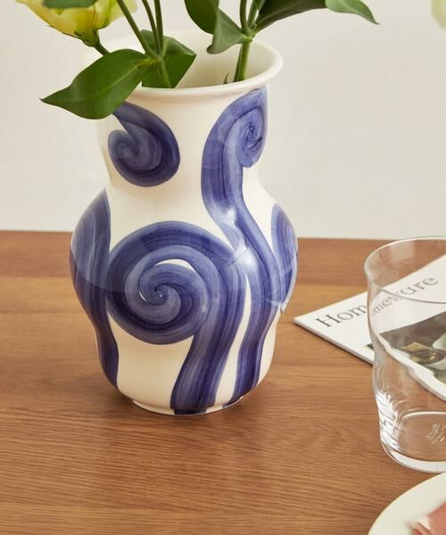 URBAN RESEARCH DOORS / アーバンリサーチ ドアーズ インテリア・インテリア雑貨 | KAHLER　Tulle ベース (ブルー) H22.5cm | 詳細5