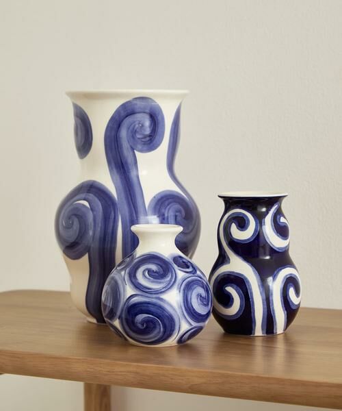 URBAN RESEARCH DOORS / アーバンリサーチ ドアーズ インテリア・インテリア雑貨 | KAHLER　Tulle ベース (ブルー) H22.5cm | 詳細6