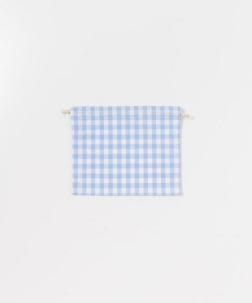 URBAN RESEARCH DOORS / アーバンリサーチ ドアーズ ポーチ | CINQ　巾着 ギンガムチェック S | 詳細4