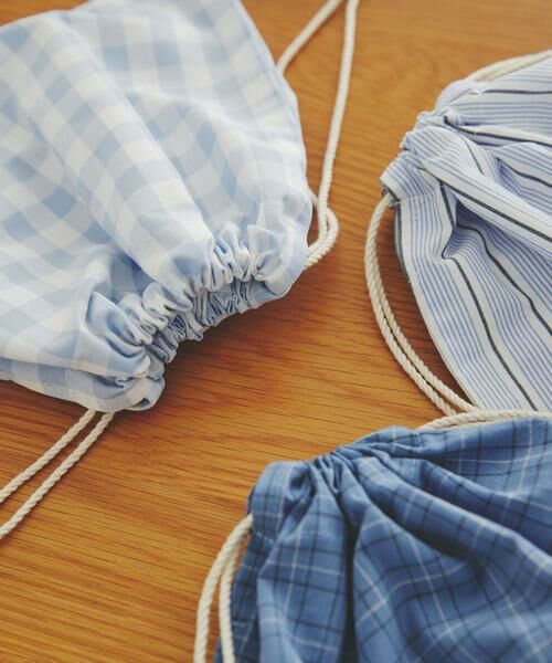 URBAN RESEARCH DOORS / アーバンリサーチ ドアーズ ポーチ | CINQ　巾着 チェック | 詳細3