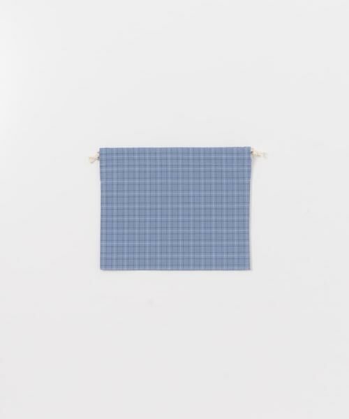URBAN RESEARCH DOORS / アーバンリサーチ ドアーズ ポーチ | CINQ　巾着 チェック | 詳細5