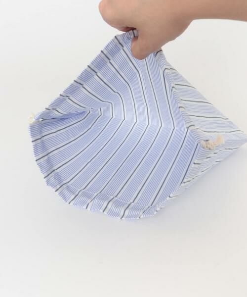 URBAN RESEARCH DOORS / アーバンリサーチ ドアーズ ポーチ | CINQ　巾着 ストライプ | 詳細7