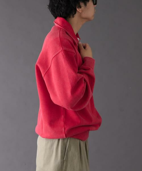 URBAN RESEARCH DOORS / アーバンリサーチ ドアーズ スウェット | FORK&SPOON　サンブリーチハーフジップスウェット | 詳細1