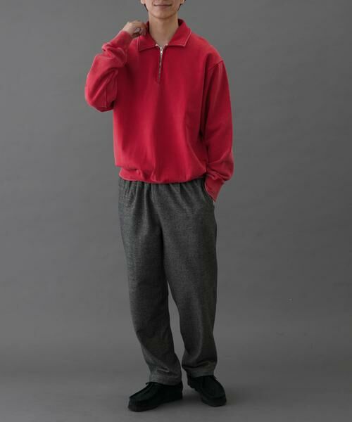 URBAN RESEARCH DOORS / アーバンリサーチ ドアーズ スウェット | FORK&SPOON　サンブリーチハーフジップスウェット | 詳細12