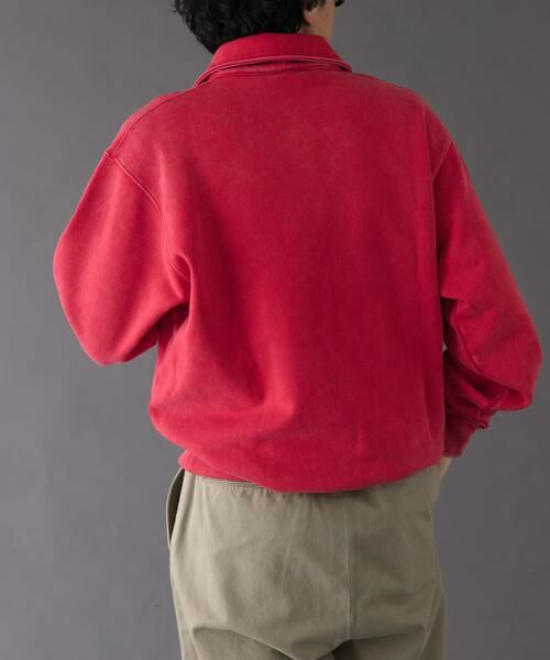 URBAN RESEARCH DOORS / アーバンリサーチ ドアーズ スウェット | FORK&SPOON　サンブリーチハーフジップスウェット | 詳細4