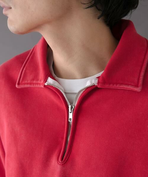URBAN RESEARCH DOORS / アーバンリサーチ ドアーズ スウェット | FORK&SPOON　サンブリーチハーフジップスウェット | 詳細5