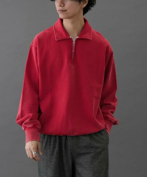 URBAN RESEARCH DOORS / アーバンリサーチ ドアーズ スウェット | FORK&SPOON　サンブリーチハーフジップスウェット | 詳細8
