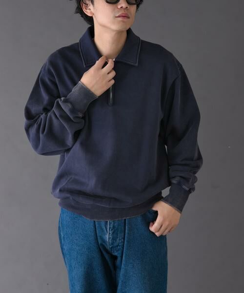 URBAN RESEARCH DOORS / アーバンリサーチ ドアーズ スウェット | FORK&SPOON　サンブリーチハーフジップスウェット | 詳細26
