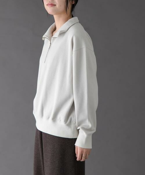 URBAN RESEARCH DOORS / アーバンリサーチ ドアーズ Tシャツ | FORK&SPOON　ハーフジップサーマルカットソー | 詳細3