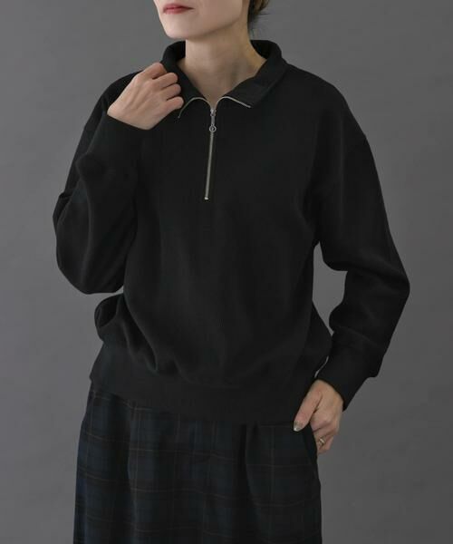 URBAN RESEARCH DOORS / アーバンリサーチ ドアーズ Tシャツ | FORK&SPOON　ハーフジップサーマルカットソー | 詳細15