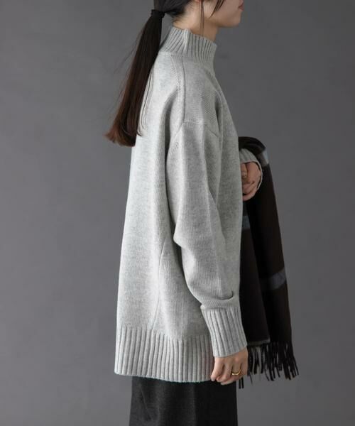 URBAN RESEARCH DOORS / アーバンリサーチ ドアーズ ニット・セーター | FORK&SPOON　ハイネックロングニット | 詳細20