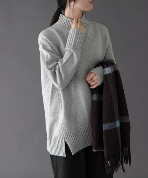 URBAN RESEARCH DOORS / アーバンリサーチ ドアーズ ニット・セーター | FORK&SPOON　ハイネックロングニット | 詳細21