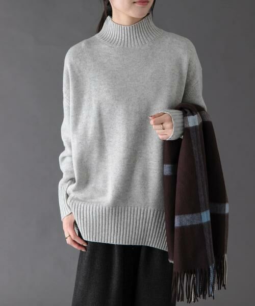 URBAN RESEARCH DOORS / アーバンリサーチ ドアーズ ニット・セーター | FORK&SPOON　ハイネックロングニット | 詳細22