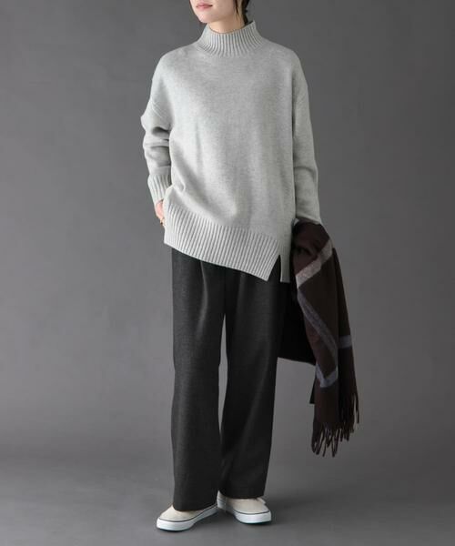 URBAN RESEARCH DOORS / アーバンリサーチ ドアーズ ニット・セーター | FORK&SPOON　ハイネックロングニット | 詳細26