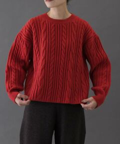 URBAN RESEARCH DOORS / アーバンリサーチ ドアーズ ニット・セーター | FORK&SPOON　ケーブルニットプルオーバー