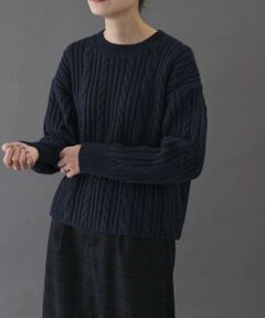 URBAN RESEARCH DOORS / アーバンリサーチ ドアーズ ニット・セーター | FORK&SPOON　ケーブルニットプルオーバー