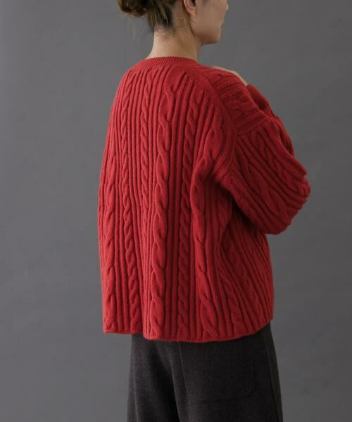 URBAN RESEARCH DOORS / アーバンリサーチ ドアーズ ニット・セーター | FORK&SPOON　ケーブルニットプルオーバー | 詳細1