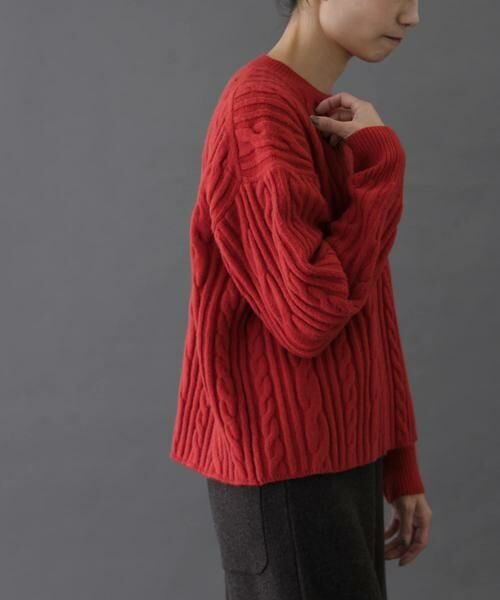 URBAN RESEARCH DOORS / アーバンリサーチ ドアーズ ニット・セーター | FORK&SPOON　ケーブルニットプルオーバー | 詳細2