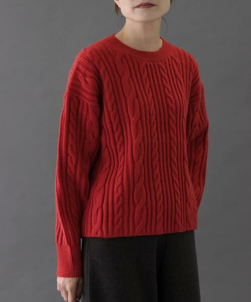 URBAN RESEARCH DOORS / アーバンリサーチ ドアーズ ニット・セーター | FORK&SPOON　ケーブルニットプルオーバー | 詳細3