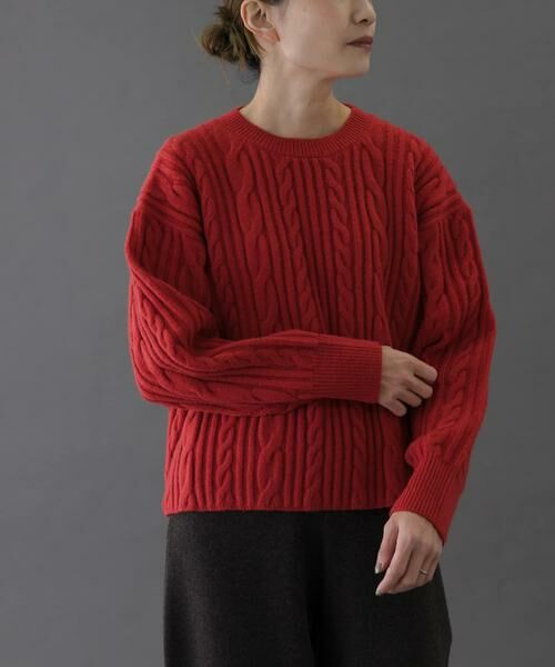 URBAN RESEARCH DOORS / アーバンリサーチ ドアーズ ニット・セーター | FORK&SPOON　ケーブルニットプルオーバー | 詳細4