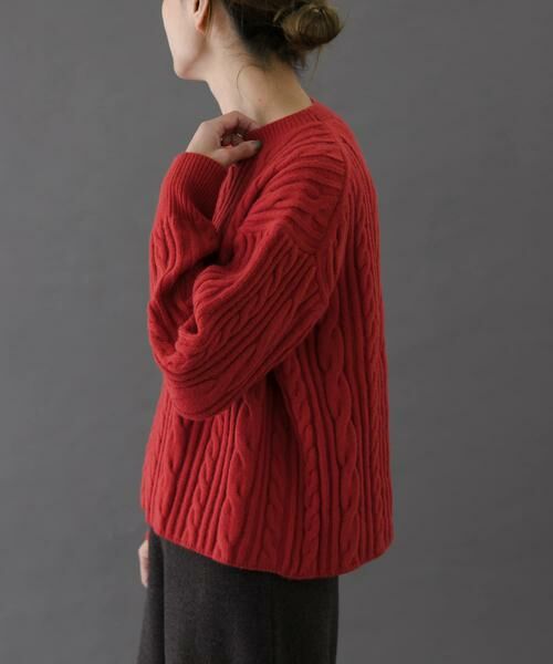 URBAN RESEARCH DOORS / アーバンリサーチ ドアーズ ニット・セーター | FORK&SPOON　ケーブルニットプルオーバー | 詳細5