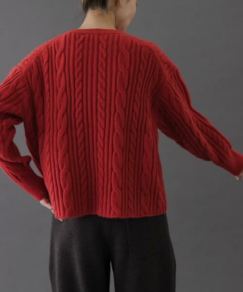 URBAN RESEARCH DOORS / アーバンリサーチ ドアーズ ニット・セーター | FORK&SPOON　ケーブルニットプルオーバー | 詳細6