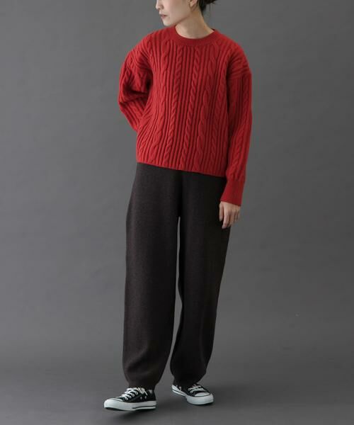 URBAN RESEARCH DOORS / アーバンリサーチ ドアーズ ニット・セーター | FORK&SPOON　ケーブルニットプルオーバー | 詳細7