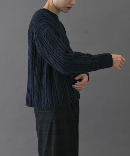 URBAN RESEARCH DOORS / アーバンリサーチ ドアーズ ニット・セーター | FORK&SPOON　ケーブルニットプルオーバー | 詳細13